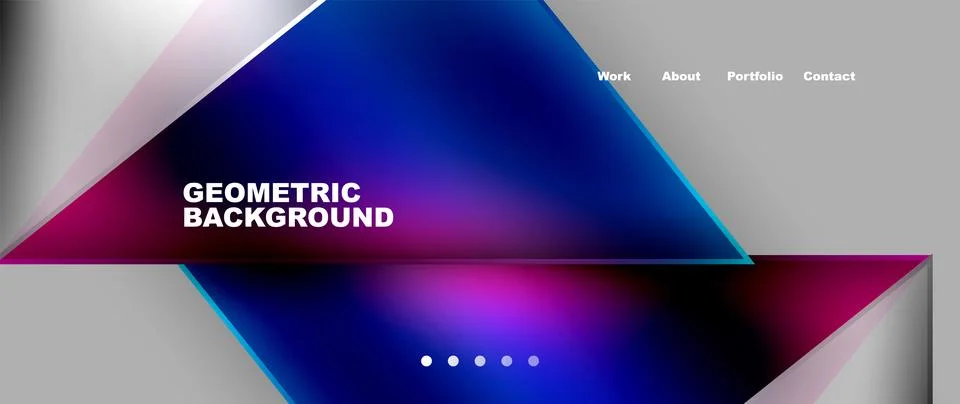 A Violet geometric gadget with triangles on a gray background 스톡 일러스트