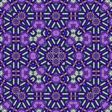 Violet geometric pattern for batik, carpet and rug print Stock Illustration