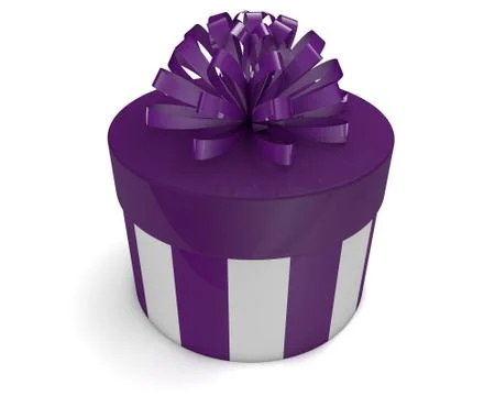 Violet gift Stock Illustration