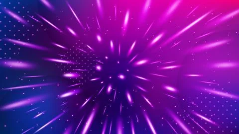 Violet Glitter Particle Raining Background,, Widescreen Vector Illustration 스톡 일러스트