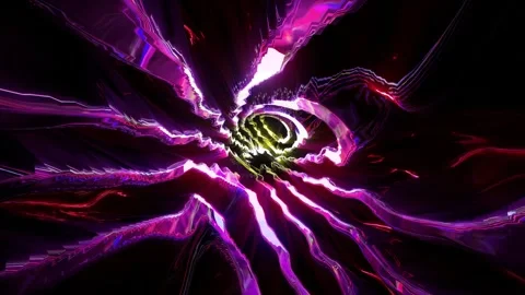 Violet glowing tube motion. Loop able animation. Stock Footage 246133560