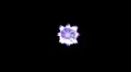 Violet Green dot sparkle sprite static center screen w alpha channel HD Footage