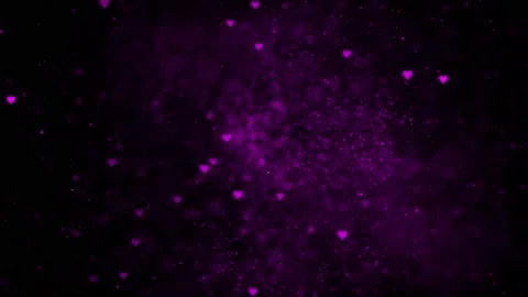 Violet heart symbol particle background, violet love particles background Stock Footage 167558287