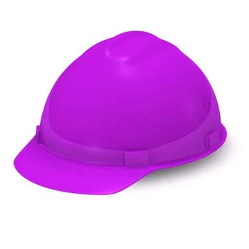 Violet helmet Stock Illustration