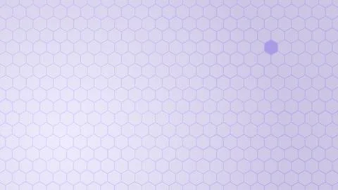 Violet Hexagon Stock Illustration