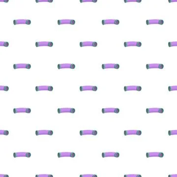Violet industrial pipe repeating seamless pattern background Stock Illustration