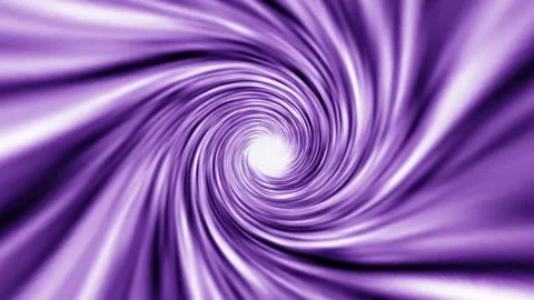 Violet infinity hyperspace. Flight through a time circle fractal. Stock Footage 257889185