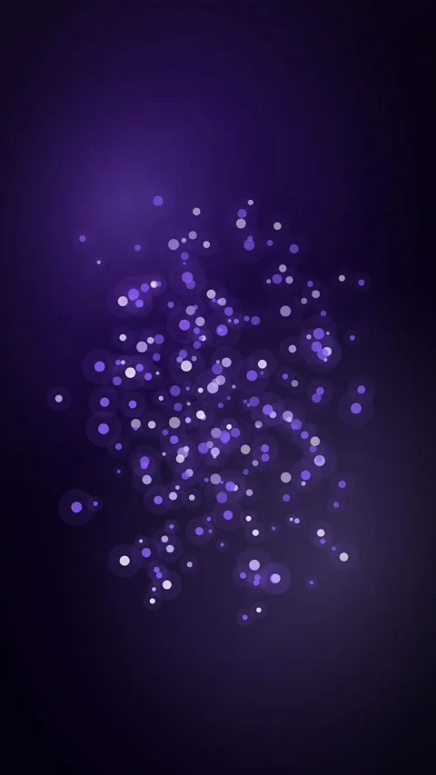 Violet Latent Point Cloud Morphing Between Clusters Vertical Seamless Loop Stock Footage 344007355