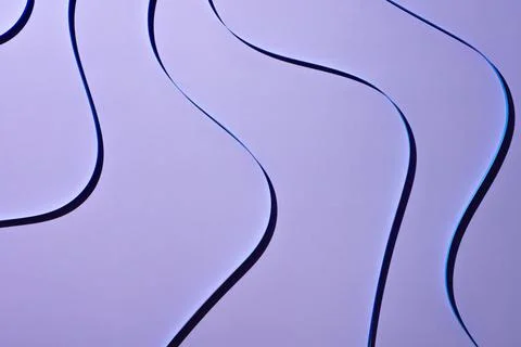 Violet lavender background with soft line stripes Stock Photos