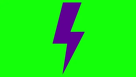Violet lightning green Stock Footage 251650300