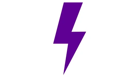 Violet lightning white Stock Footage 251650302