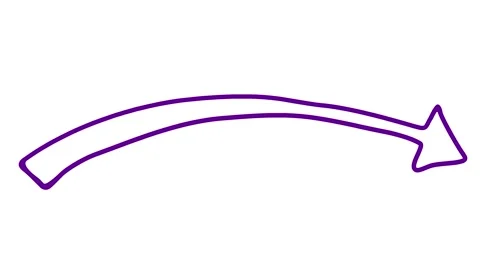 Violet line arrow white Stock Footage 242497824