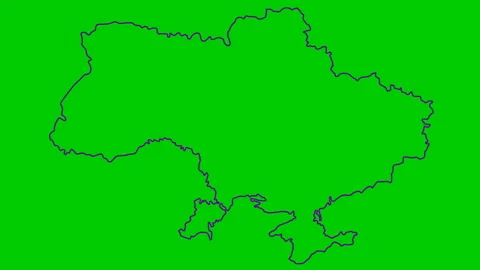 Violet line map green Stock Footage 231414486