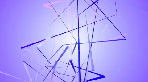 Violet lines twist Stock Footage 54596347