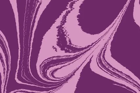 Violet marble wavy pattern. Abstract background. Ebru, Turkish marbling art b Stock Illustration