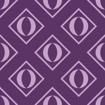 Violet monochrome geometric pattern      Stock Illustration