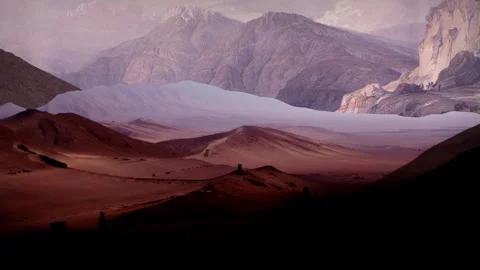 Violet Mountains Animation Intro Видео 275855708