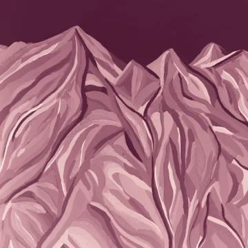 Violet mountains Stock Photos