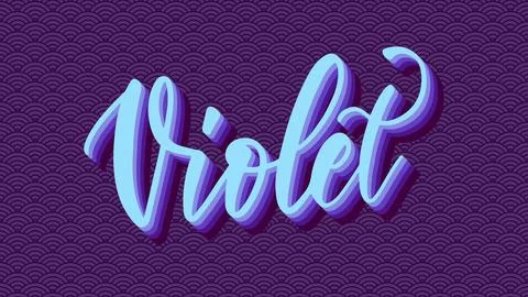 Violet Name Vector Japanese Seamless Circles Ilustração Stock