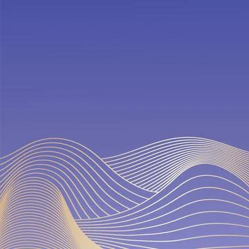 Violet Night sky Abstact background. Night sky above hills concept. Ilustração Stock