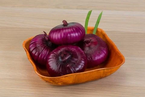 Violet onion Foto stock