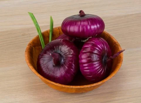 Violet onion Stock-Fotos