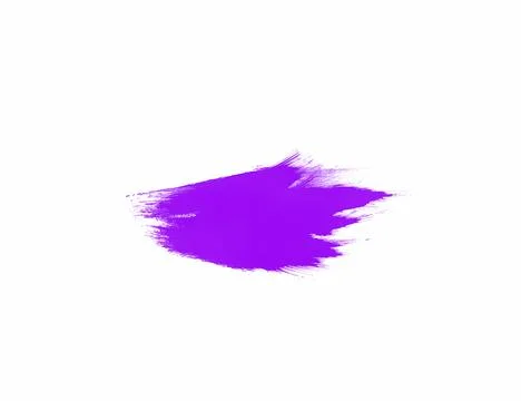 Violet paint brush concept isolated on white background for art painting Stock Illustration