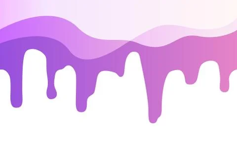 Violet paint flow down Stock Illustration