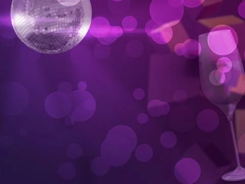 Violet Party Background Stock Illustration