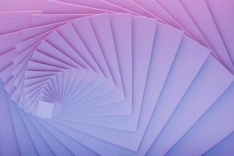 Violet pink gradient vortex abstract geometric background, pattern. Soft lave Stock Illustration