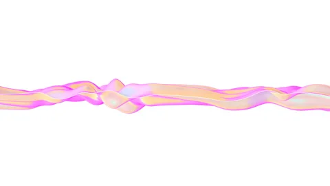 Violet-pink plane is deformed on a white background. abstract animation looping  Stock-Footage 139504072