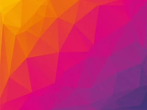 Violet pink yellow triangular background Stock Illustration