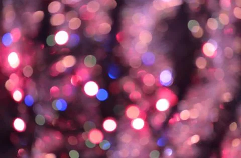Violet purple bokeh abstract background Stock Photos