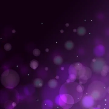 Violet purple bokeh gradient vector background. Ilustración de archivo
