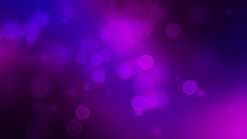 Violet purple bokeh particles background, mysterious glowing spheres loop, 4k Stock Footage 334055660