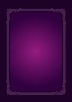 Violet purple border frame decor vector background Stock Illustration