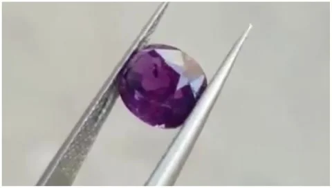 Violet Purple Sapphire Stock Footage 146937958