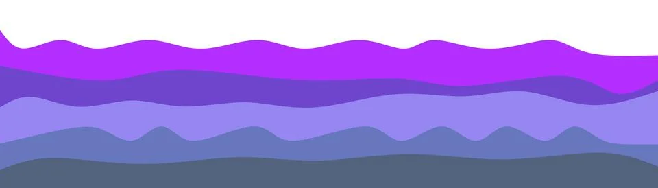 Violet purple wave pattern, dark layered abstract, lavender wavy background 스톡 일러스트