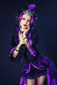 Violet queen Stock Photos