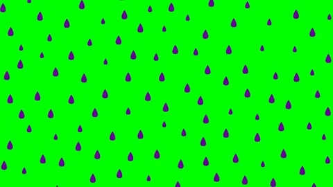 Violet rain green Stock Footage 252370181