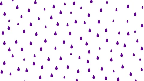 Violet rain white Stock Footage 252370205