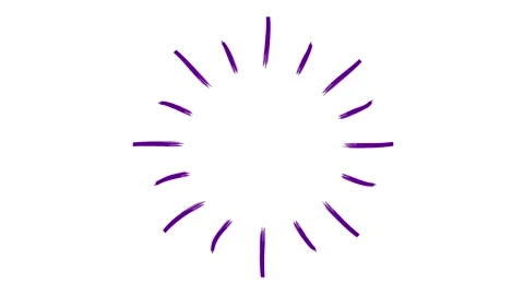 Violet ray circle 3 white Stock Footage 244382602