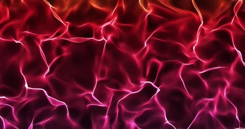 Violet red digital waves top view loop animation background 動画素材 346631302