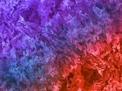 Violet - red dynamic wave oscillations. Abstract background. 库存插图