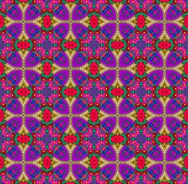 Violet -red ethnic patterns Stock Photos