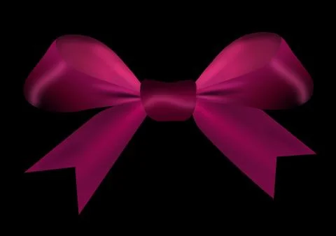 Violet red isolated on a black background Illustrazione stock