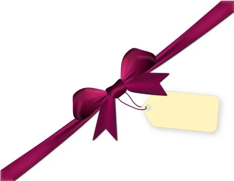 Violet red isolated on a white background centered with label Stock Illustration