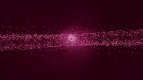 Violet red looping tunnel with flicker particles animation Stock Footage 340237339