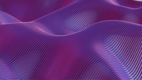 Violet Rhythms: A Symphony of Line and Light Stock Illustration