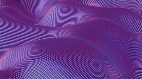 Violet Rhythms: A Symphony of Line and Light Stock Illustration